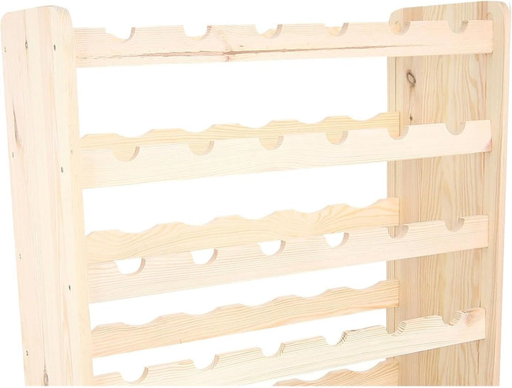SMH LINE® Weinregal Flaschenregal Weinschrank Flaschenständer 30 Flaschen Stabil Kiefer Holz
