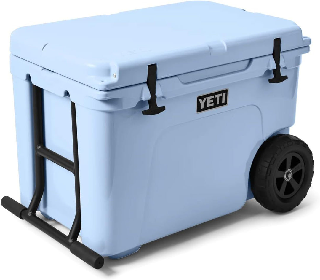 YETI Tundra Haul Wheeled Cool Box, Insulated Hard Cooler Big Sky Blue, Big Sky Blue