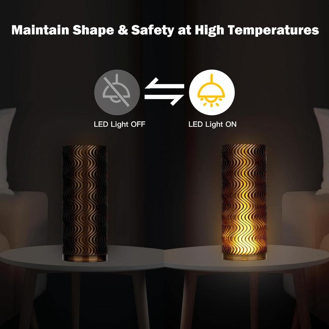 ERYONE High Speed Translucent PETG Filament 1.75mm +/- 0.03mm, 3D Drucker Filament, 30-500mm/s Hyper