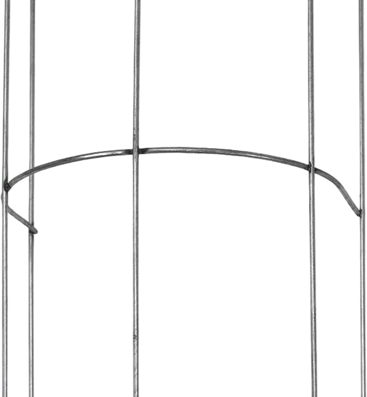 Spetebo Rankgitter aus Metall für Fallrohre 120 cm - 2 Stück - halbrundes Gitter Pflanzengitter