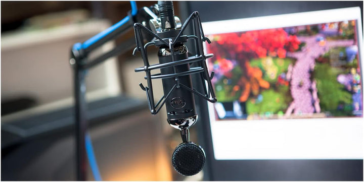 Blue Blackout Spark SL XLR-Kondensatormikrofon für professionelle Aufnahmen, Streaming, Gaming und P