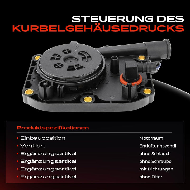Kurbelgehäuseentlüftung Ventil für E31 E38 E39 4.0L 4.4L 1996-2004 11617501563