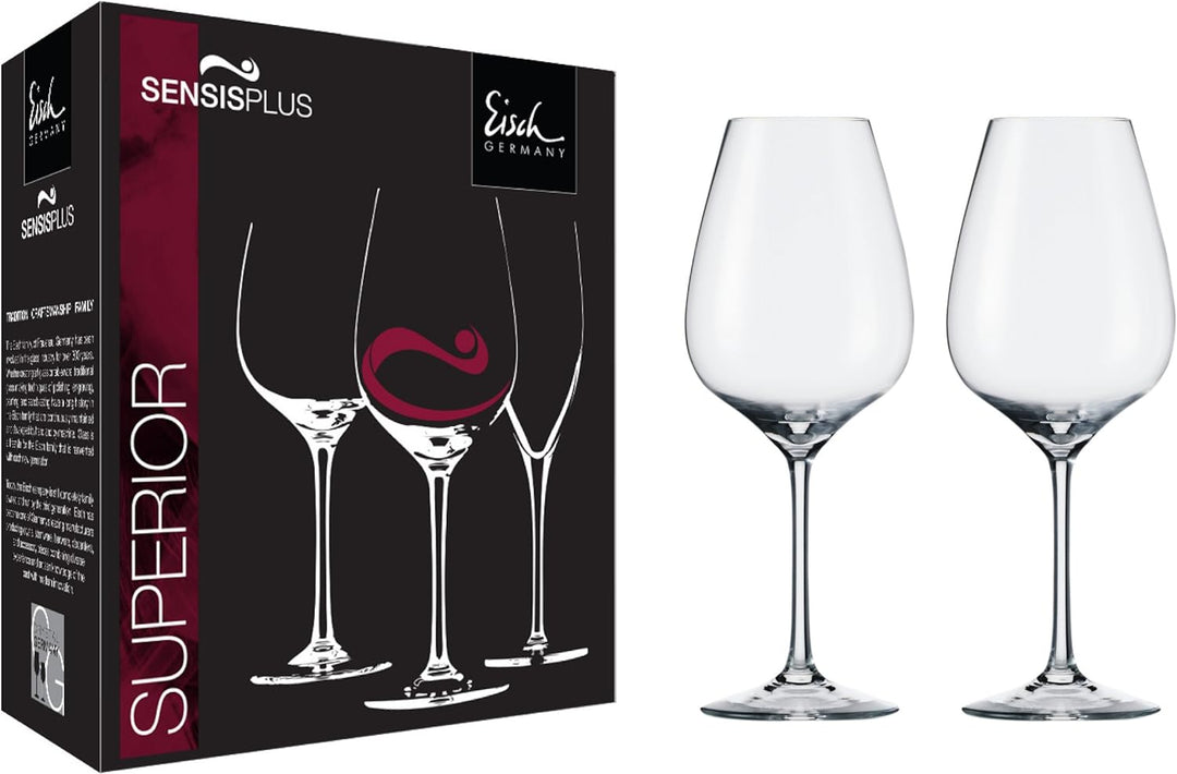 EISCH Superior Petite Syrah Sensis Plus bleifreies Kristall-Weinglas, 600 ml, 2 Stück Petite Syrah,