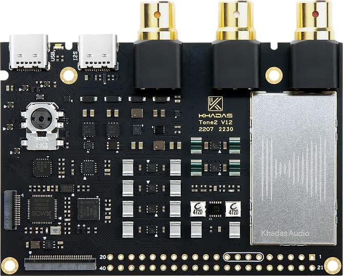 Digital bis analoger Audio-Wandler Tone2 Maker Kit Hi-Fi Mini Desktop DAC mit ausgewogenem RCA, ES90