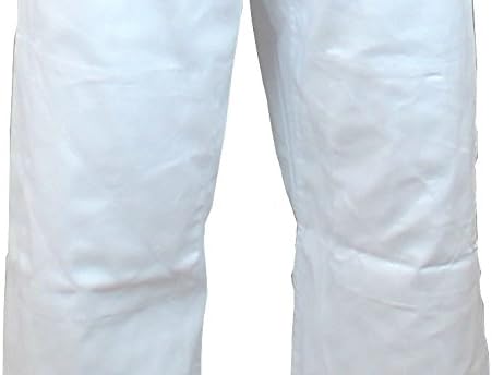 S.B.J - Sportland Baumwollhose/Kampfsporthose/Judohose mit Knieverstärkung weiss 160 Weiss, 160 Weis