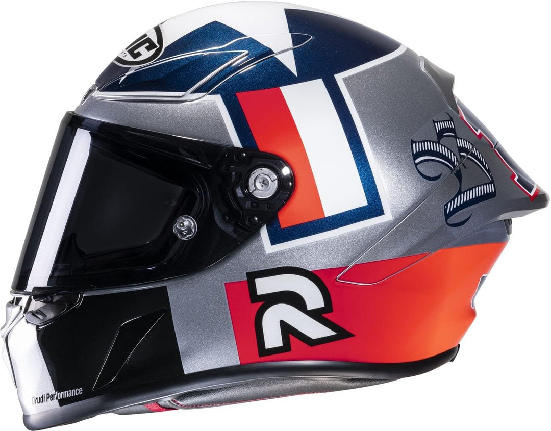 HJC RPHA 1 Ben Spies Silverstar MC21 Racing Helmet Motorradhelm Rennhelm FIM ECE 22.06, M