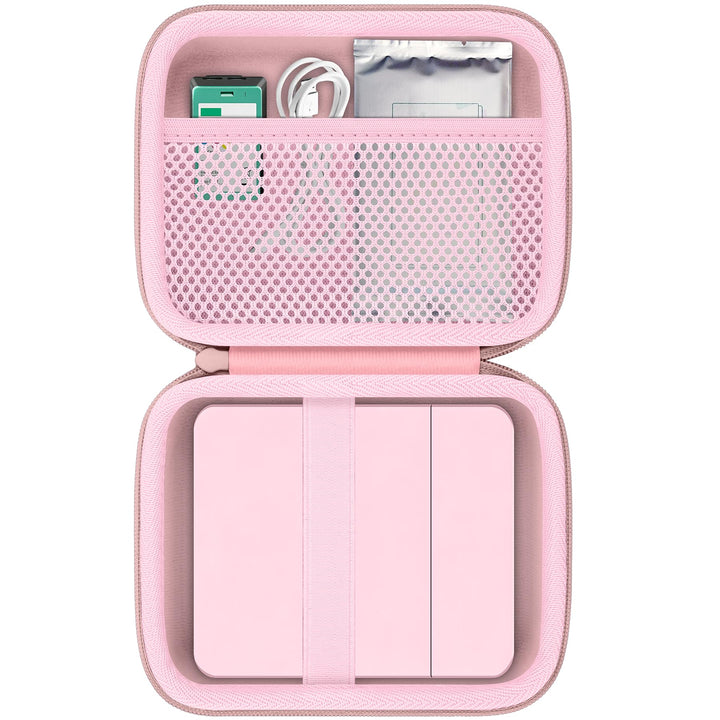 Khanka Hülle für Nelko Fotodrucker PP01 Farbe Tragbarer Mini Fotodrucker, Tragetasche mit Netzfach f