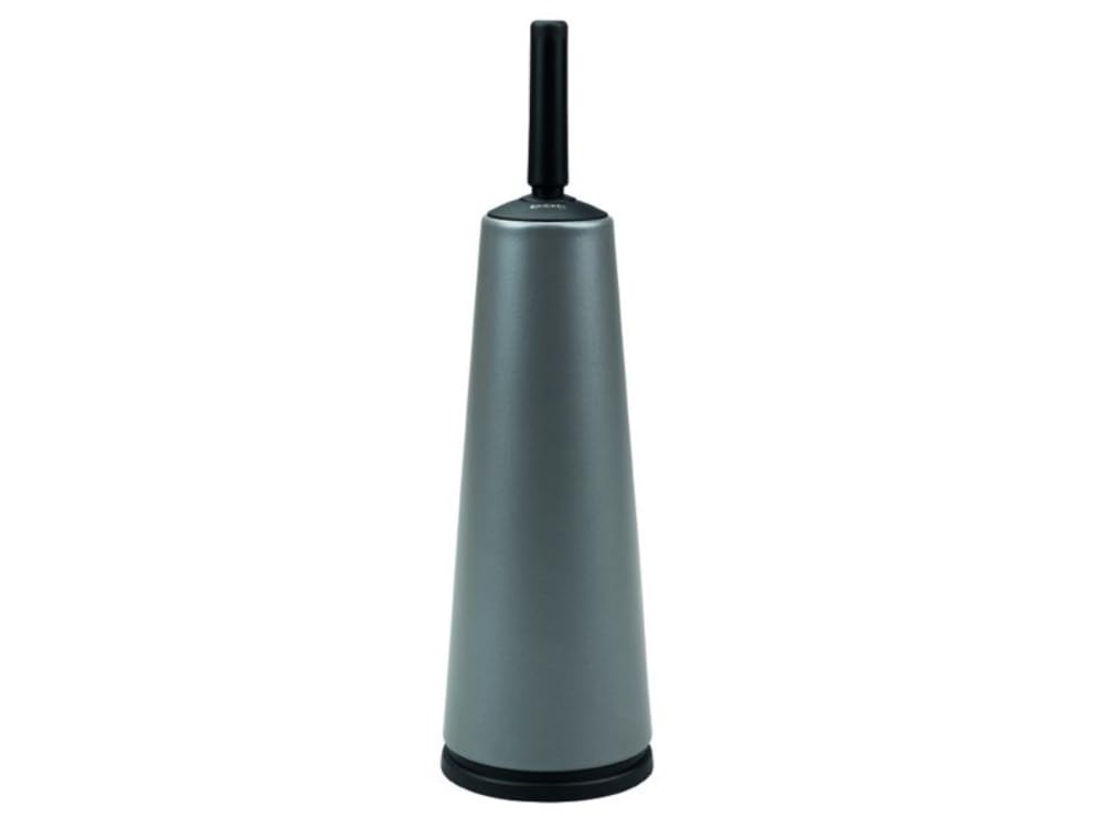 Brabantia Toilettenbürstengarnitur Classic - Platinum Platinum Toilettenbürste und Halter, Platinum
