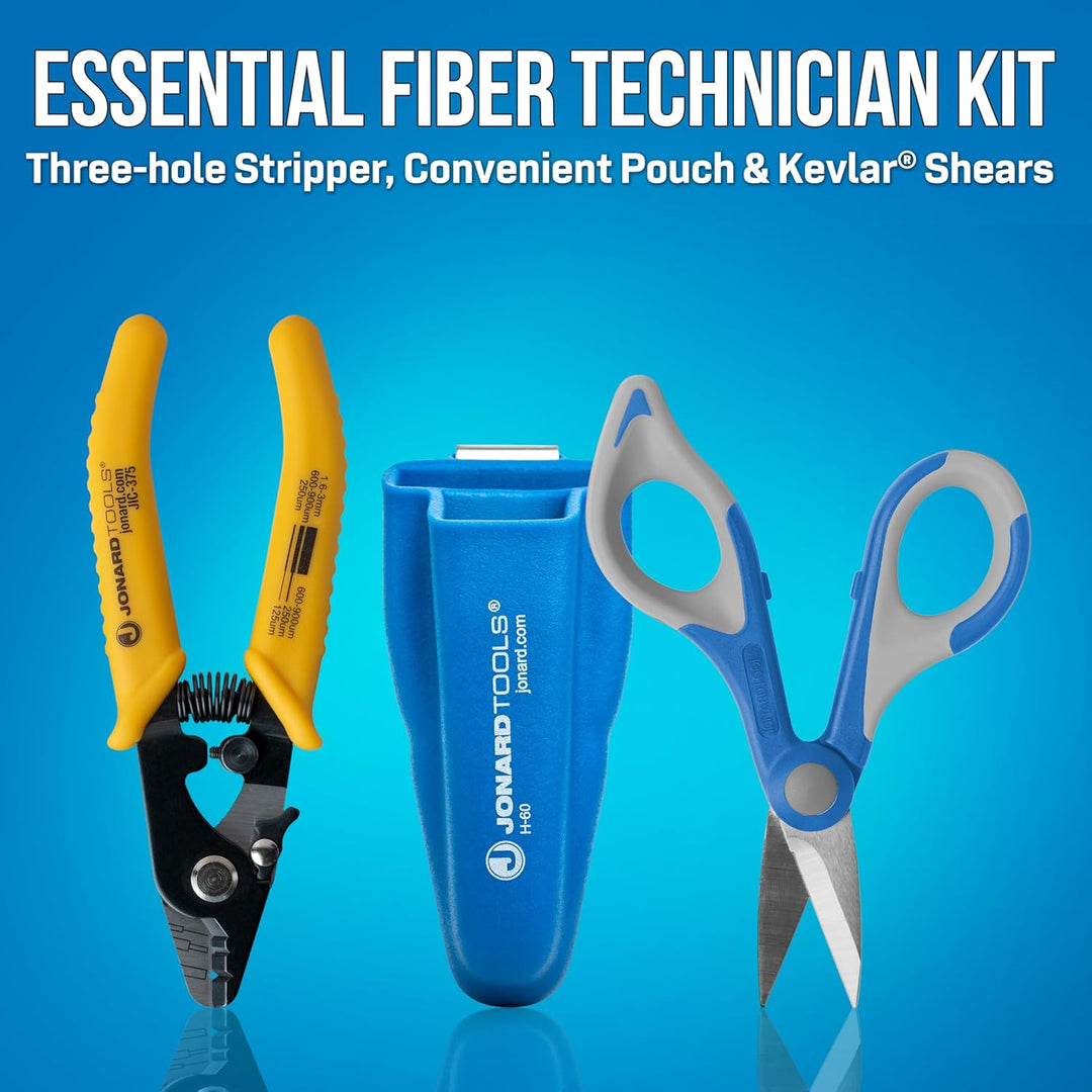 Jonard Tools TK-350 Fibre Kit with Kevlar Cutter