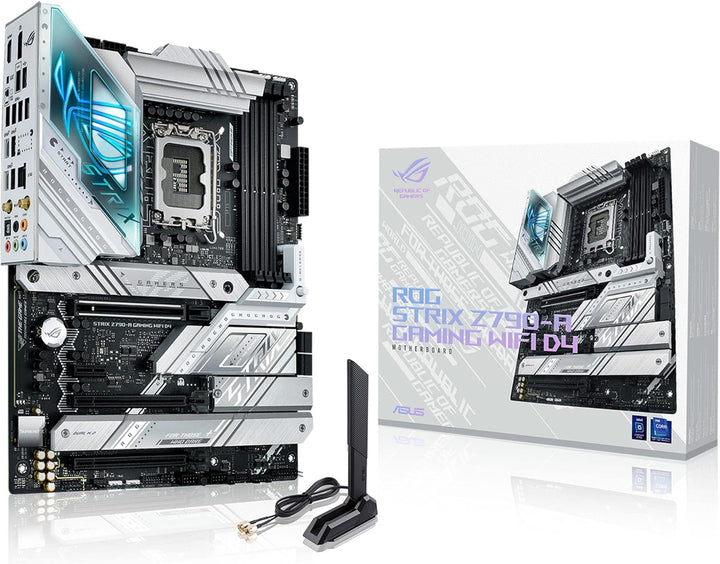 ASUS ROG Strix Z790-A Gaming WIFI D4 Mainboard Sockel Intel LGA1700 (ATX, DDR4 Speicher, 4x M.2, PCI