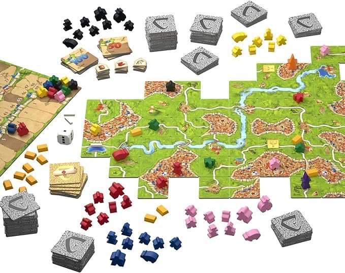 Devir BGCARPLUS3 Carcasonne Plus Basic Kit + 11 Erweiterungen Empfohlenes Alter ab 7 Jahren | Spanis