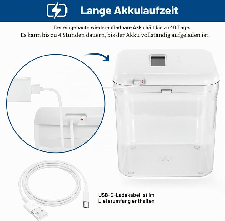 Zeitschloss-Container,Telefon-Schliesskasten mit Timer, wiederaufladbarer Behälter mit Zeitschloss,