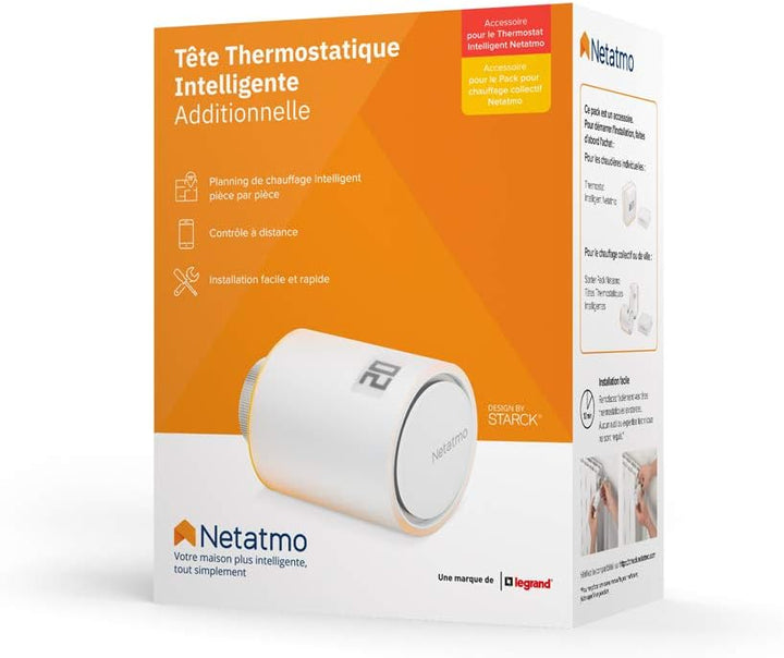 Netatmo Smartes Heizkörperthermostat - NAV-FR 1x Ventil (Old) Thermostat, 1x Ventil (Old) Thermostat