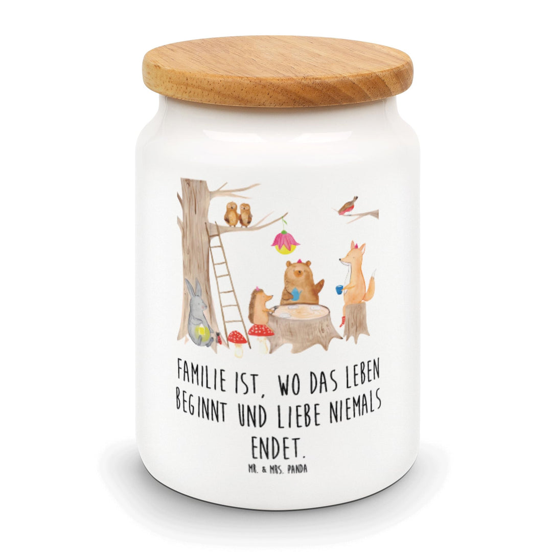 Mr. & Mrs. Panda behälter Waldtiere Picknick - Geschenk, leckerlidose, Wald, Aufbewahrungsdose, Fuch