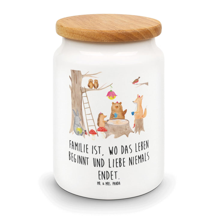 Mr. & Mrs. Panda behälter Waldtiere Picknick - Geschenk, leckerlidose, Wald, Aufbewahrungsdose, Fuch