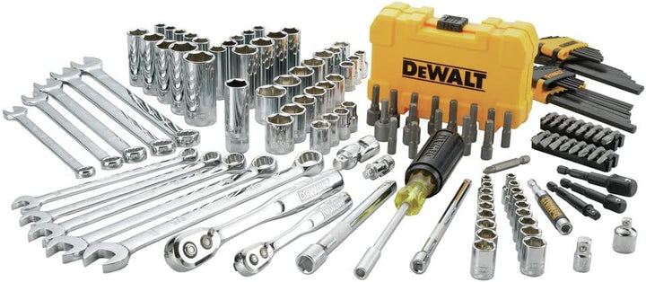 DEWALT DWMT73802 Mechaniker-Werkzeugset, 142-teilig, mit Koffer, 1 Stück 142 Stück Werkzeugset und S