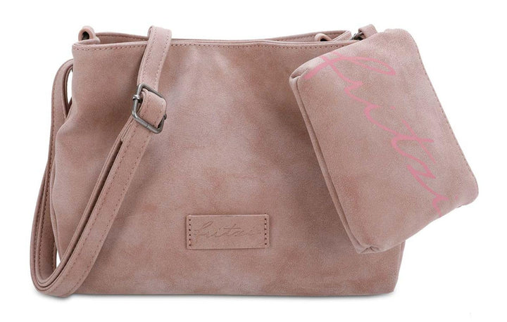 Fritzi aus Preussen Damen Split03 Vintage Taupy Umhängetasche