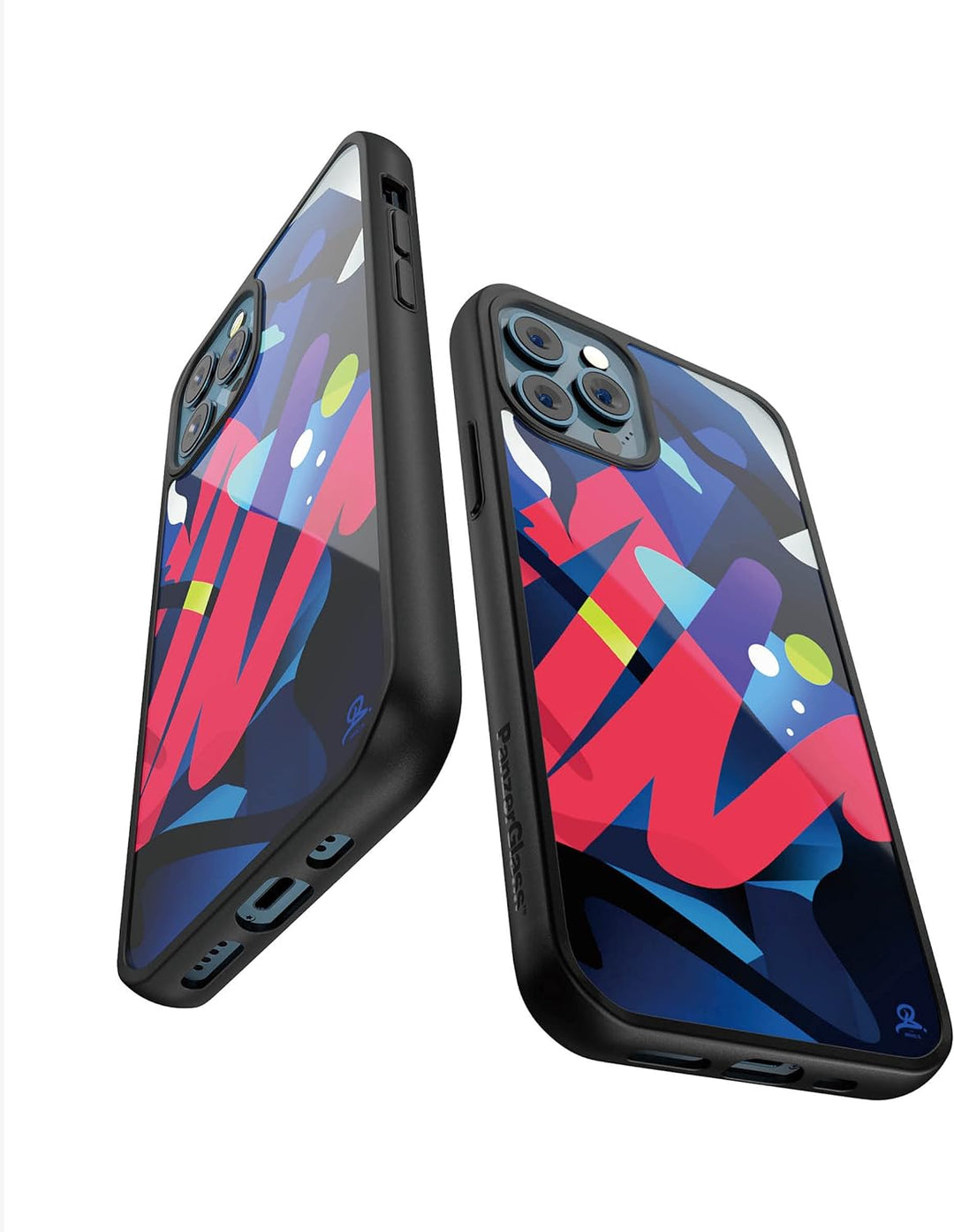 PanzerGlass™ ClearCase Stossfest Hülle Kompatibel für iPhone 12 Mini- Limited Artist Edition ClearCa