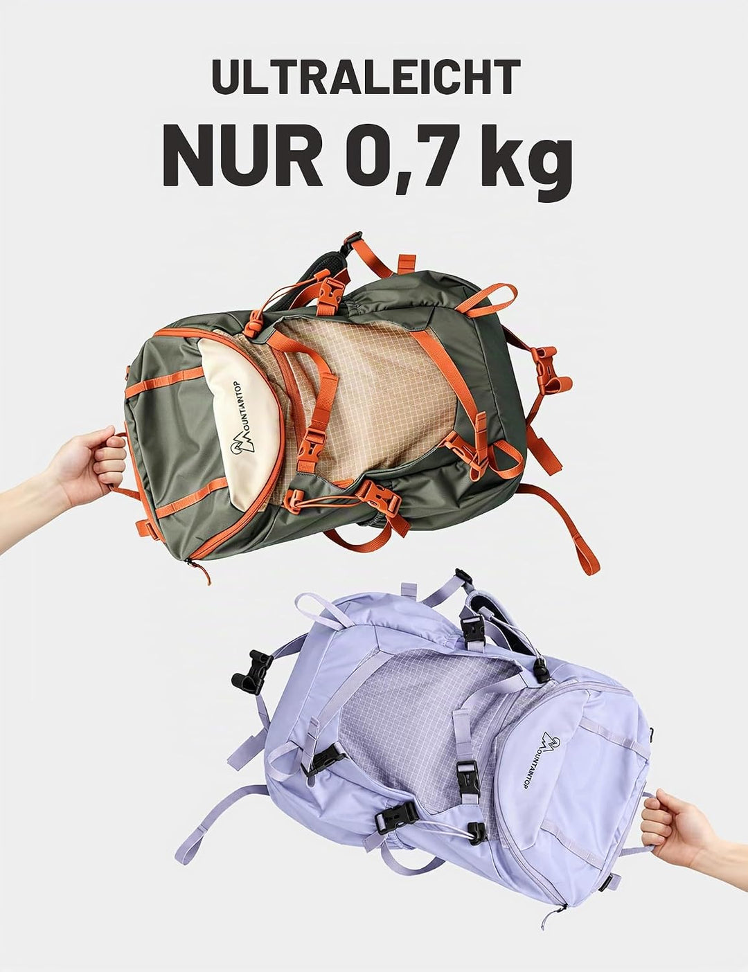 Mountaintop 20L Wanderrucksack Herren Damen Trekkingrucksack Reiserucksack Outdoor Rucksack Trekking