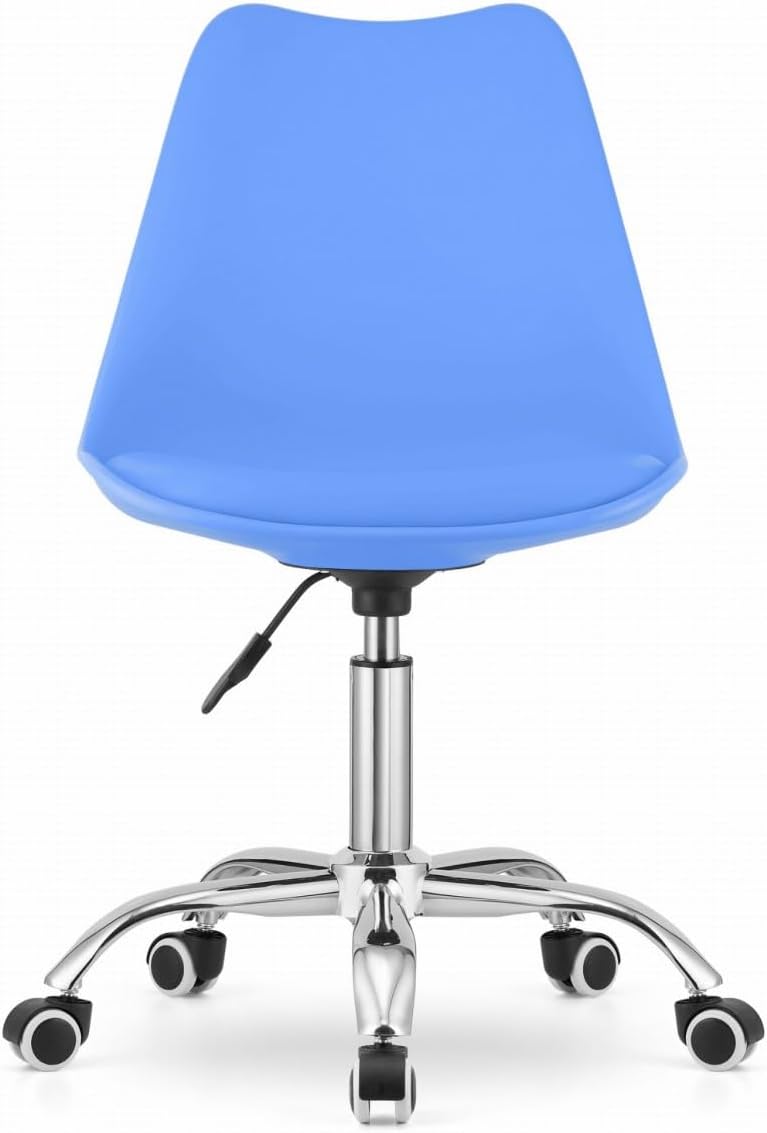 NMK HOME Drehstuhl mit Rollen 360 ° - Schreibtischstuhl Höhenverstellbar - Schreibtisch Stuhl für Ar