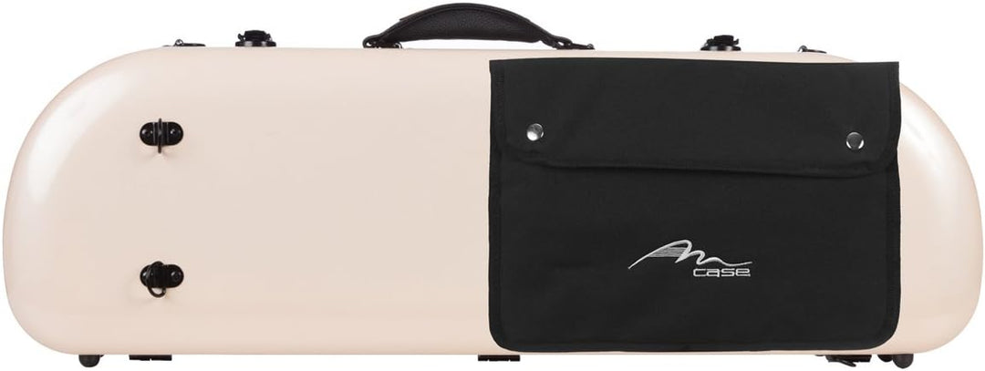Geigenkoffer Glasfaser Street 4/4 pearl M-Case + Notentasche