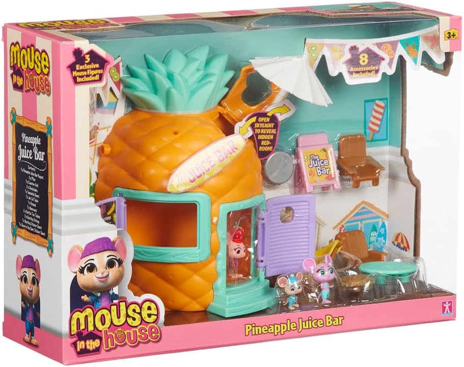 Millie and Friends Maus in The House CO07395 Playset Bar Säfte Pineapple Spielzeug, Sammelspielzeug,
