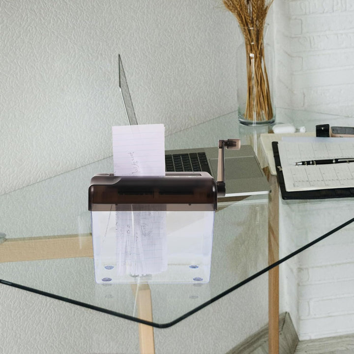 Handwerkzeuge Aktenvernichter Desktop-Zubehör Mini-Körbe Wohnaccessoires Papierschredder Dokumentens
