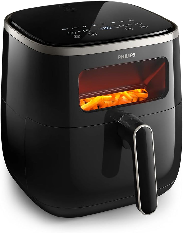 Philips HD9257/80 Airfryer Fritteuse, 1 kg, 5,6 L Fassungsvermögen, transparentes Kochfenster 5.6 LT
