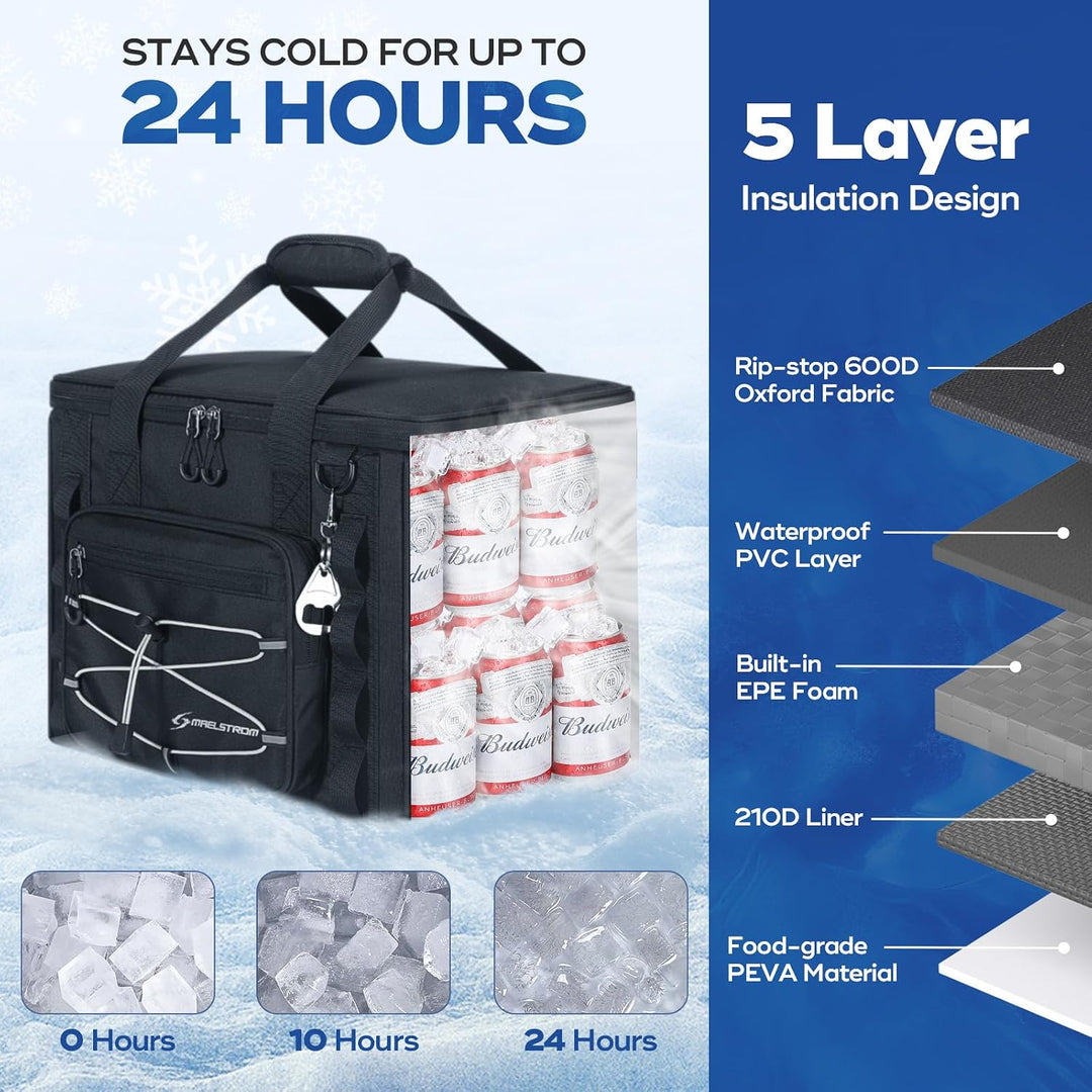 Maelstrom Kühltasche 22/27L, isolierte Thermotasche, auslaufsicher | Hält bis zu 24 Std. kalt mit Ei