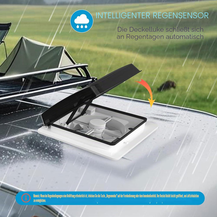 2012 Max Air Belüftung für Wohnmobil Dachventilator Dachlüfter Reversibler Abluftventilator, extrem