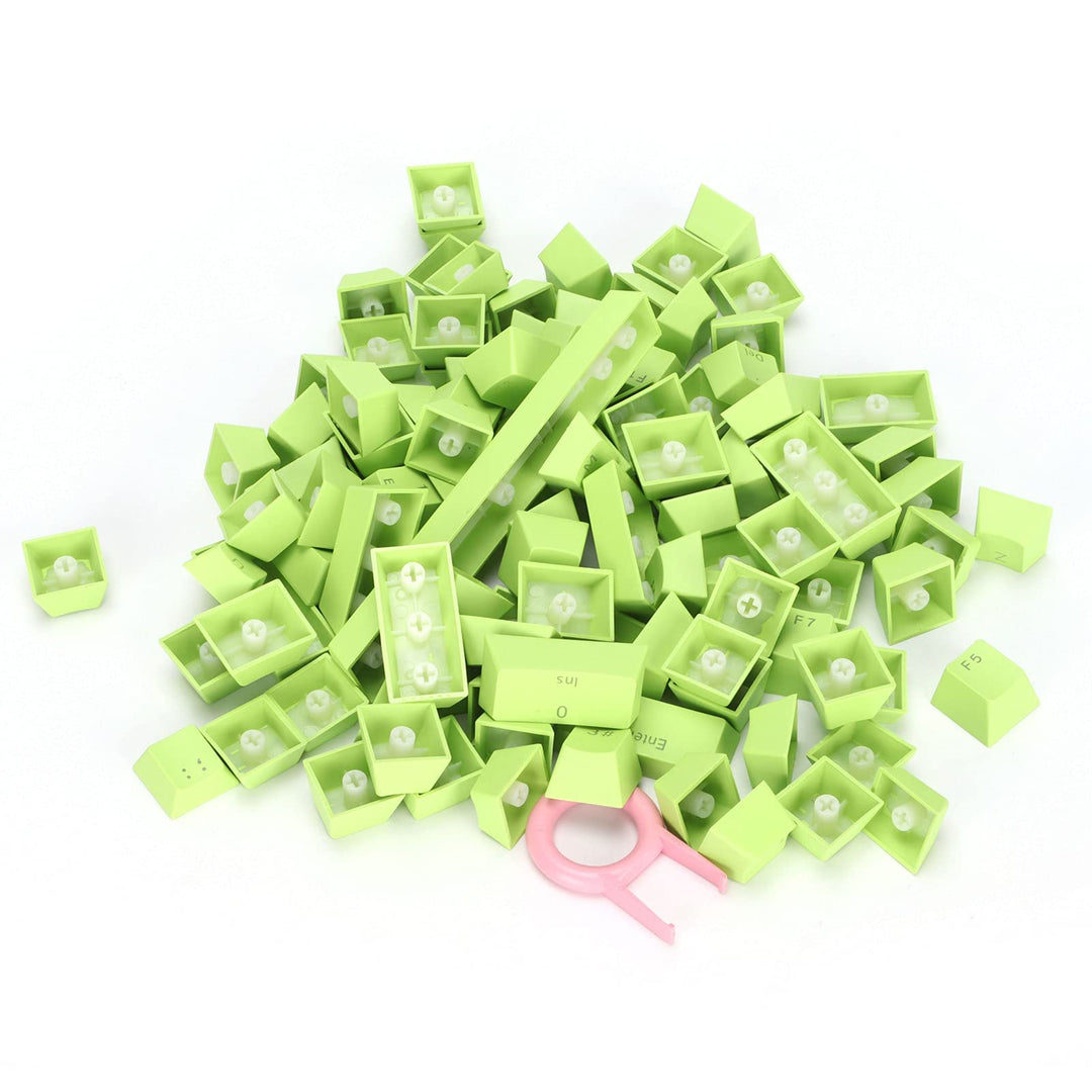 Jenngaoo Keycaps Keyset, PBT-Tastenkappen Ergonomisches Design Ölbeständig Bunte 108 Taste Videospie