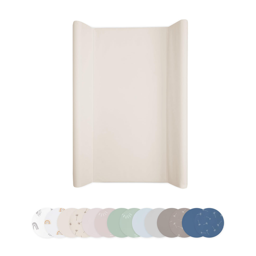 Ehrenkind® Abwaschbare Wickelauflage mit Keil - Hygienisch, Sicher und Vielseitig in Beige | Wickela