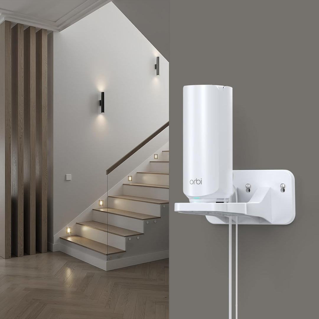 XLTTYWL Orbi WiFi 7 Wandhalterung, ABS Orbit 7 Halterung Optimiert den Platz Kompatibel mit Orbi WiF