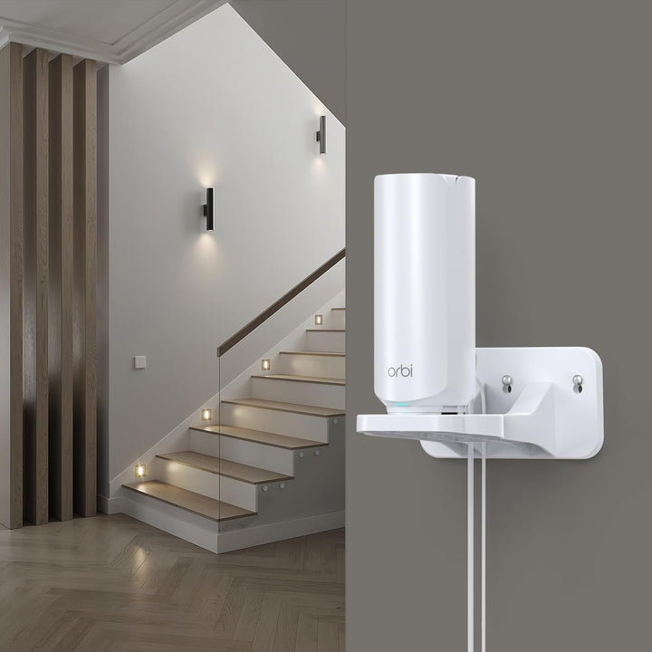 XLTTYWL Orbi WiFi 7 Wandhalterung, ABS Orbit 7 Halterung Optimiert den Platz Kompatibel mit Orbi WiF