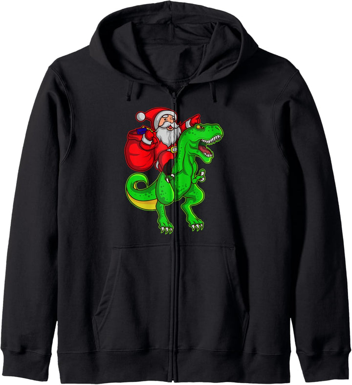 UGLY CHRISTMAS Sweater TREX Geschenk T REX Dino für Papa Kapuzenjacke