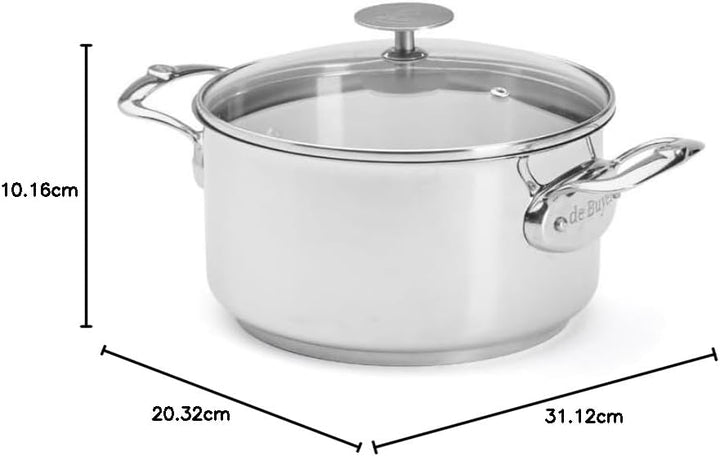 DE BUYER Mildy Kochtopf mit Deckel, 20 cm, Sonstiges