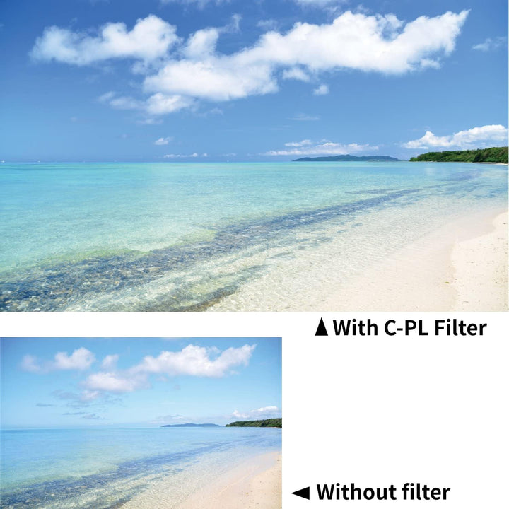 Kenko Smart Circular PL Slim Polarisationsfilter Gehäuse, 77 mm schwarz, 77 mm