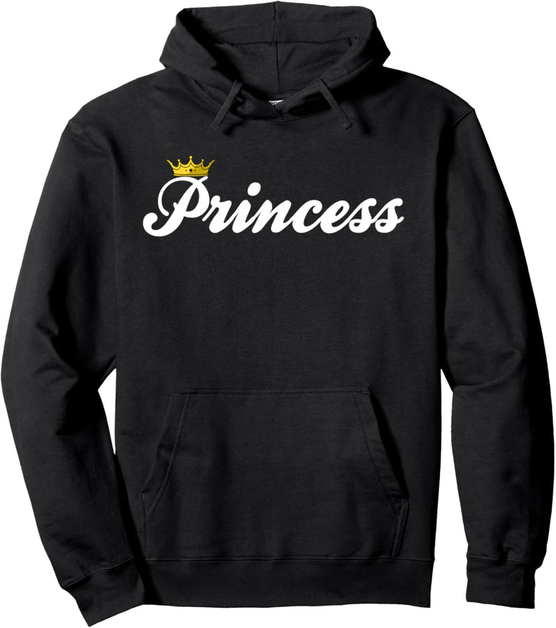 Princess with Crown funny Princess Pullover Hoodie