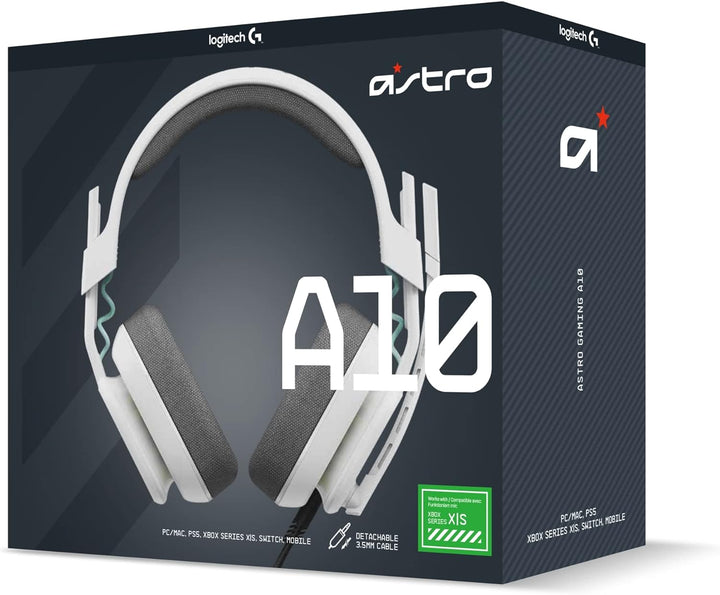 ASTRO A10 Gaming-Headset Gen 2 Kabelgebundenes Headset, Over-Ear-Gaming-Kopfhörer, Leicht & Robust,