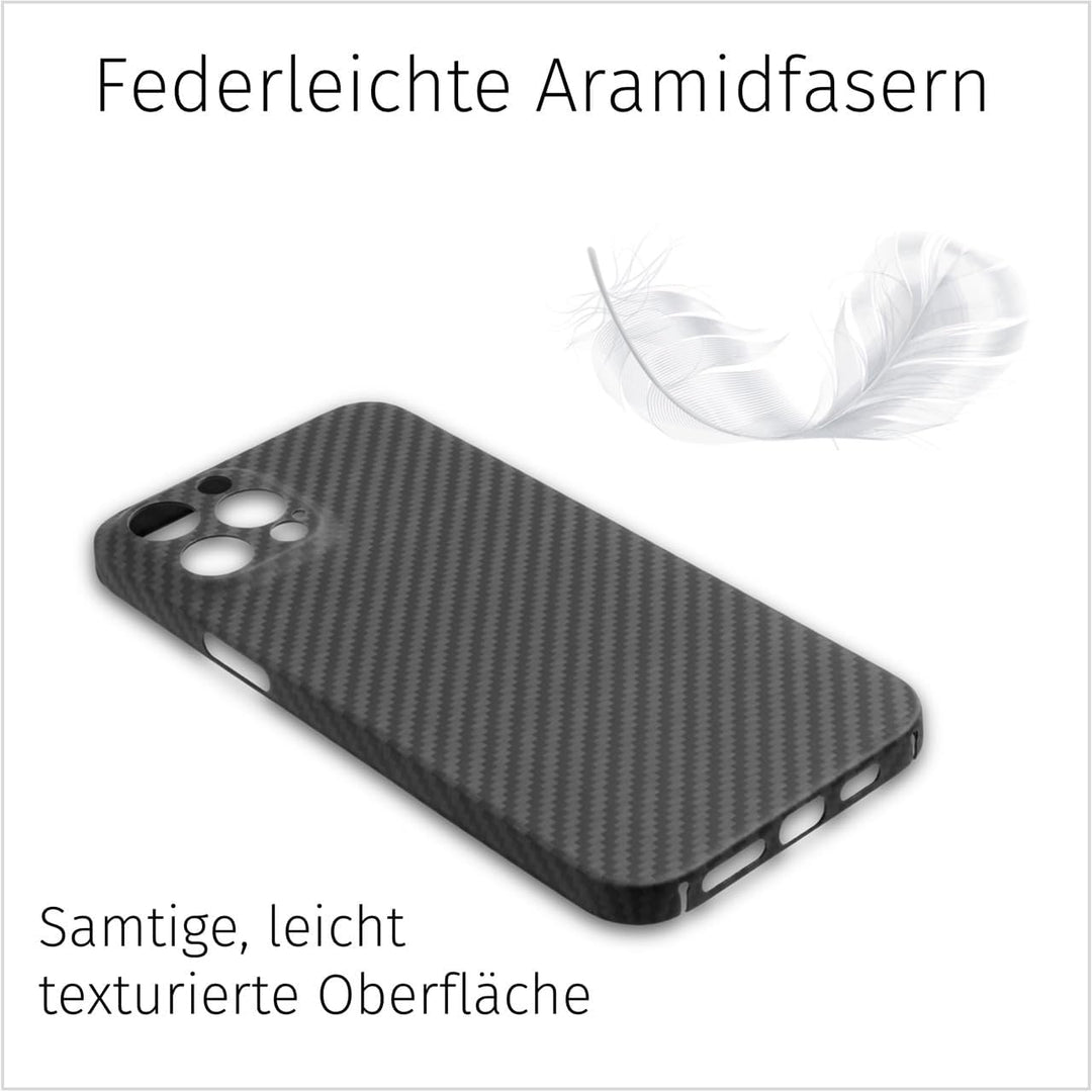 FILONO ultradünne Hülle für iPhone 12 Pro Max aus Aramidfasern iPhone 12 Pro Max ARAMID Case, iPhone