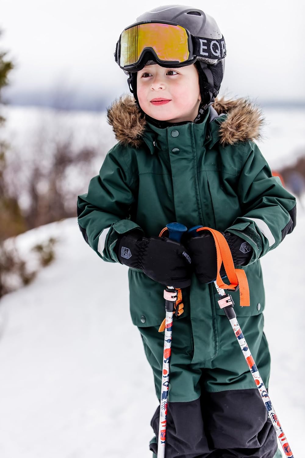 Hestra Ferox Primaloft Junior Glove (Jugendliche 4–13 Jahre) I Wasserdichter, isolierter Kinder-Hand