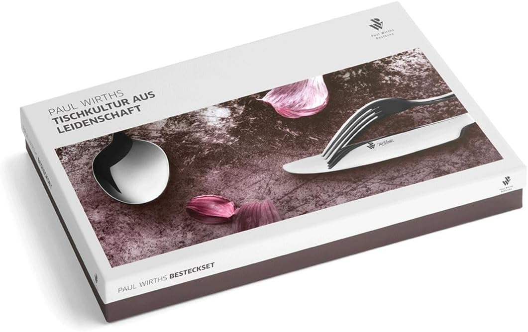 PW Paul Wirths ALTFADEN 9600 Besteck Set für 6 Personen, Essbesteck 24 teilig, Edelstahl rostfrei, p