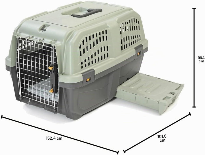 MPS Skudo 3 Transporttasche für Katzen, 48 x 32 x 31 cm (L x B x H), Mehrfarbig