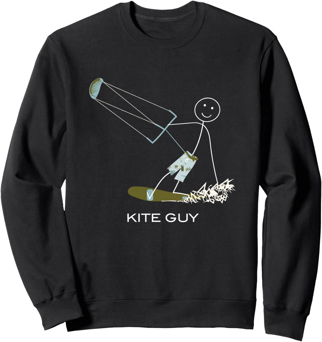 Lustige Herren Kiteboarding, Boy Kitesurfer Geschenk Sweatshirt