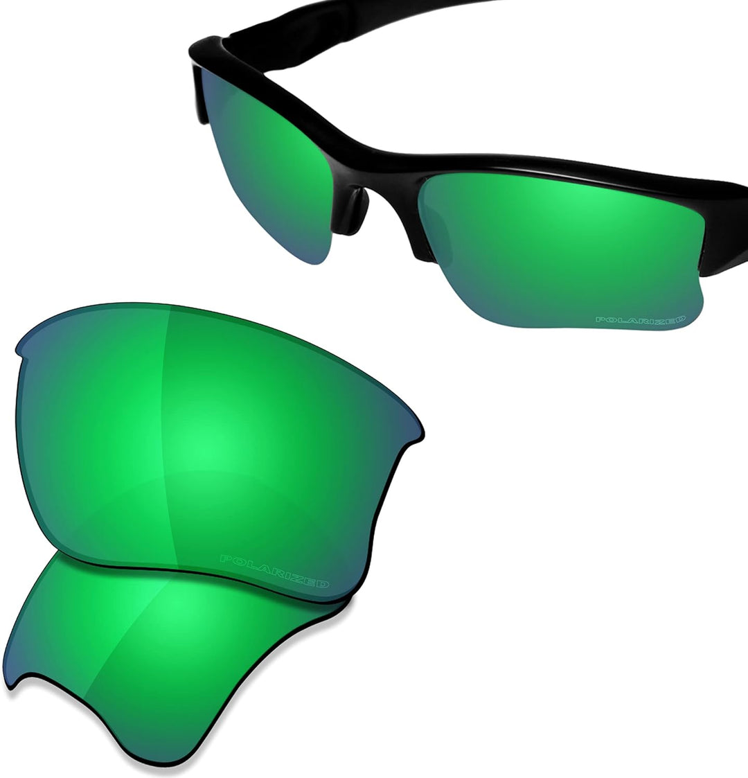 Saucer Premium-Ersatzgläser und Gummi-Kits für Oakley Flak Jacket XLJ OO9009 Sonnenbrillen High Defi