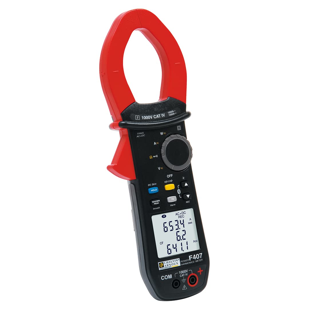 Chauvin Arnoux F407 Stromzange digital Datenlogger CAT IV 1000V Anzeige (Counts): 10000