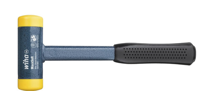 Wiha Schonhammer rückschlagfrei, mittelhart mit Stahlrohrstiel (02126) 45 mm, 45 mm