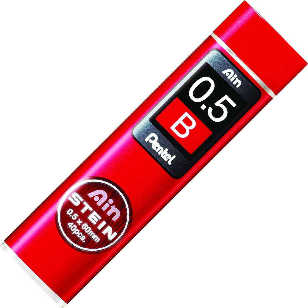 Pentel C275-BO Ain Stein Feinmine, Strichstärke 0.5 mm, Härtegrad B, 40 Minen je Dose, B