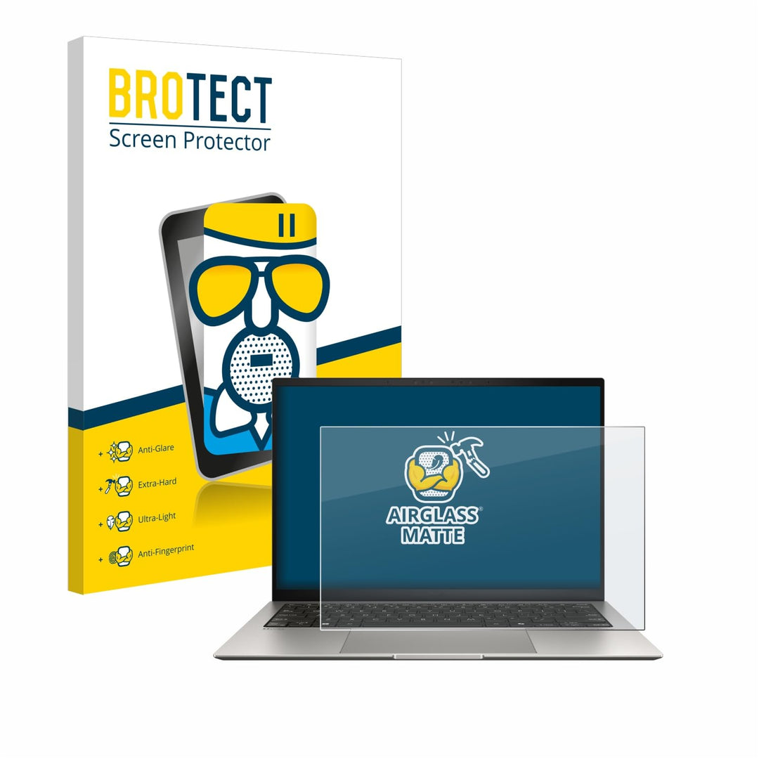 BROTECT Entspiegelungs Schutzglas für ASUS ZenBook S 13 OLED UX5304 Schutzfolie Panzer Glas Matt [Ex