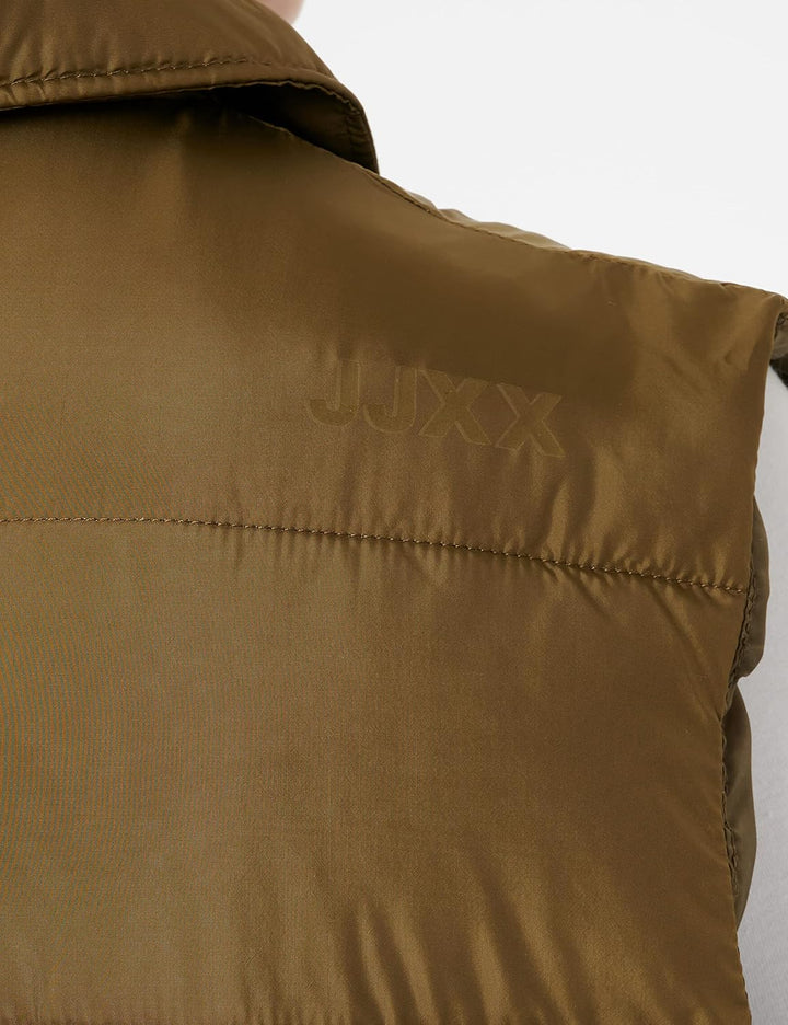 JJXX Damen Jxellinor Recycle Padded Vest Sn Weste S Dark Olive, S Dark Olive